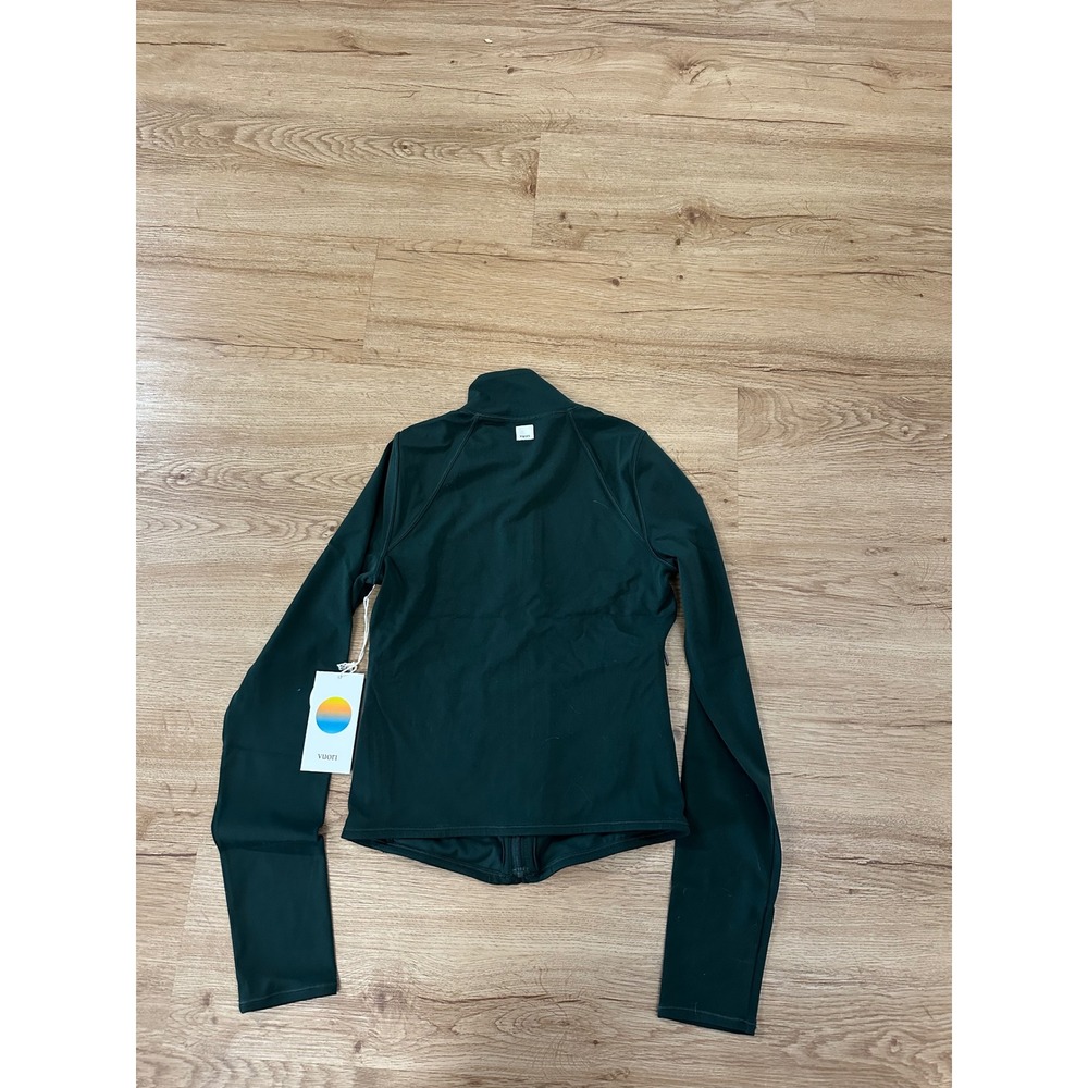 Vuori AllTheFeels Full Zip Jacket Women XS Evergreen Green NWT $118 VW5076 - Picture 5 of 6
